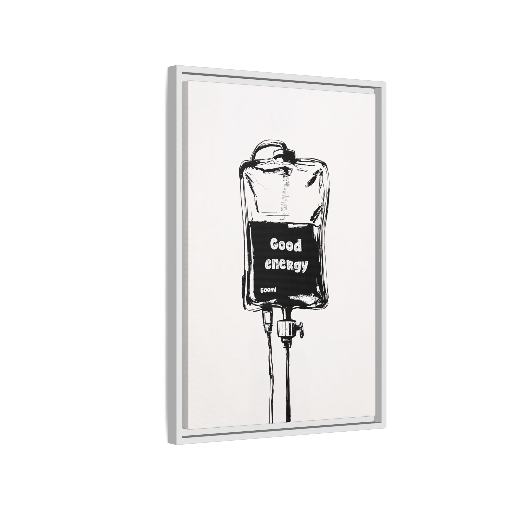 Framed Canvas - Good Energy IV Bag