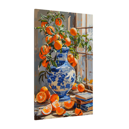 .75" Matte Canvas - Sunlit Citrus &amp; Porcelain
