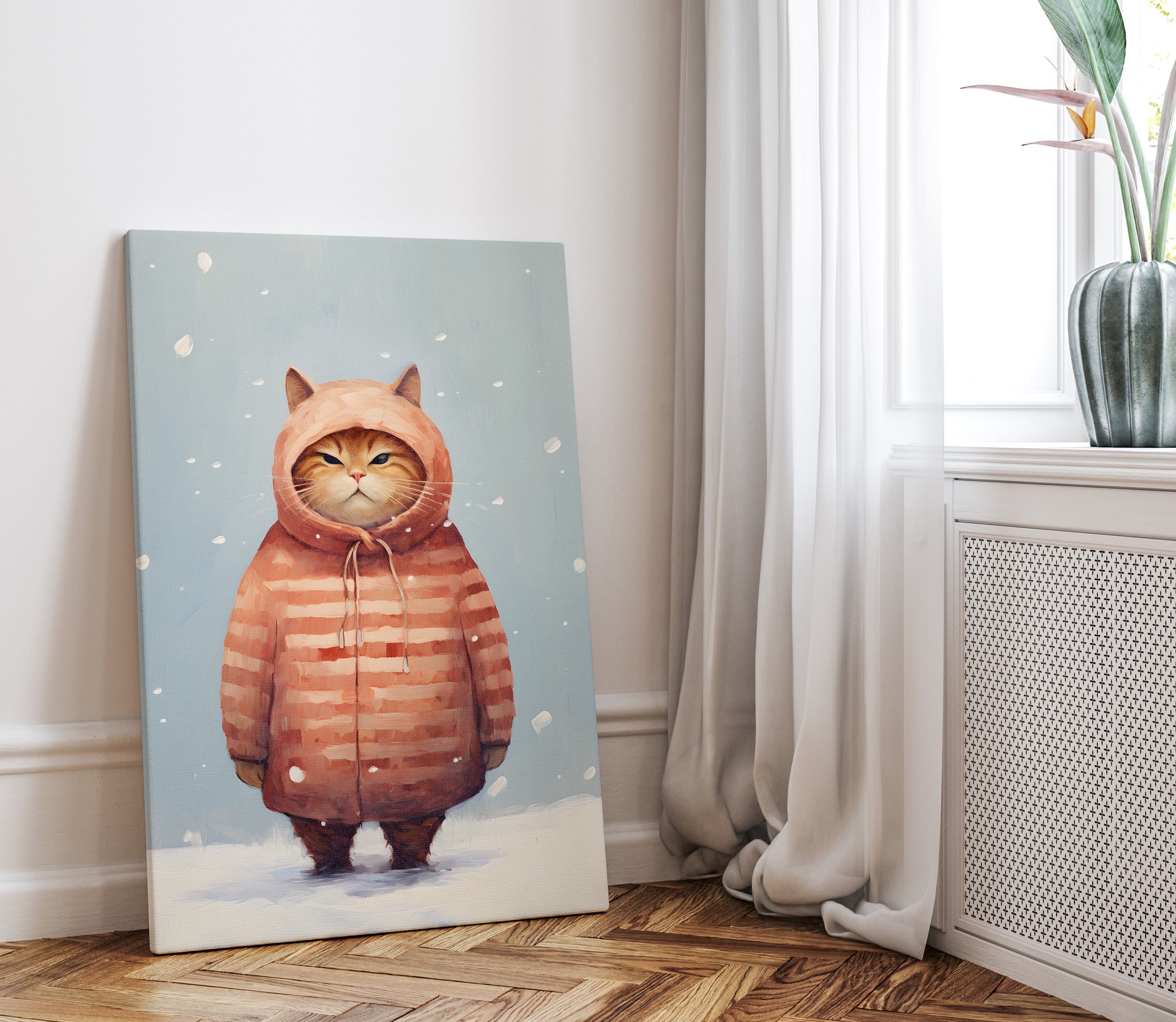 .75&quot; Matte Canvas - Grumpy Winter Floof