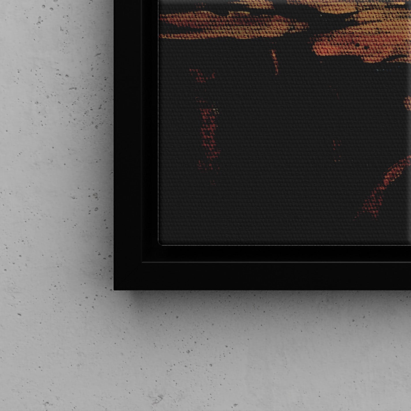 Framed Canvas - Twilight Stag Reflection