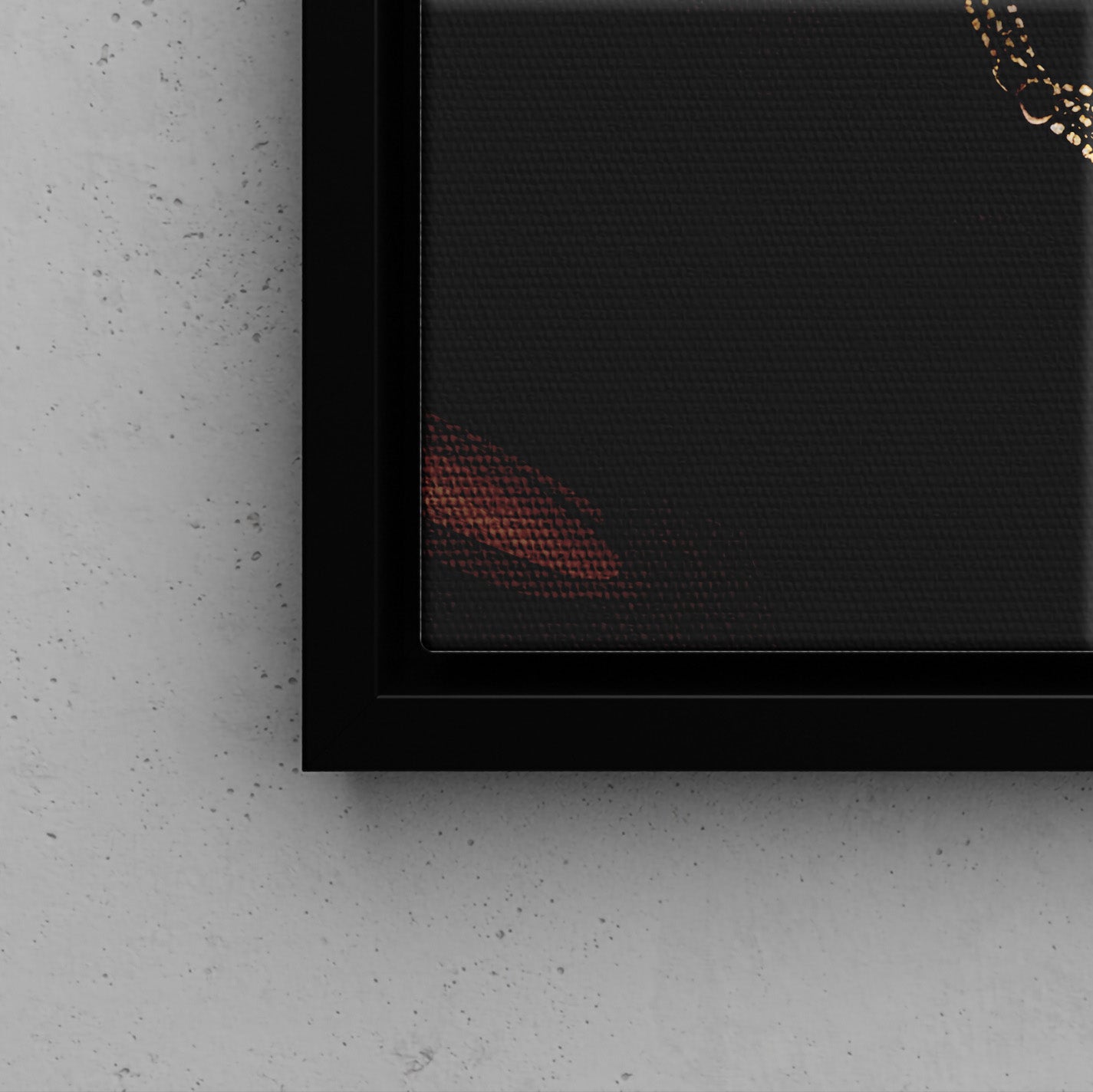 Framed Canvas - Golden Melanin Muse