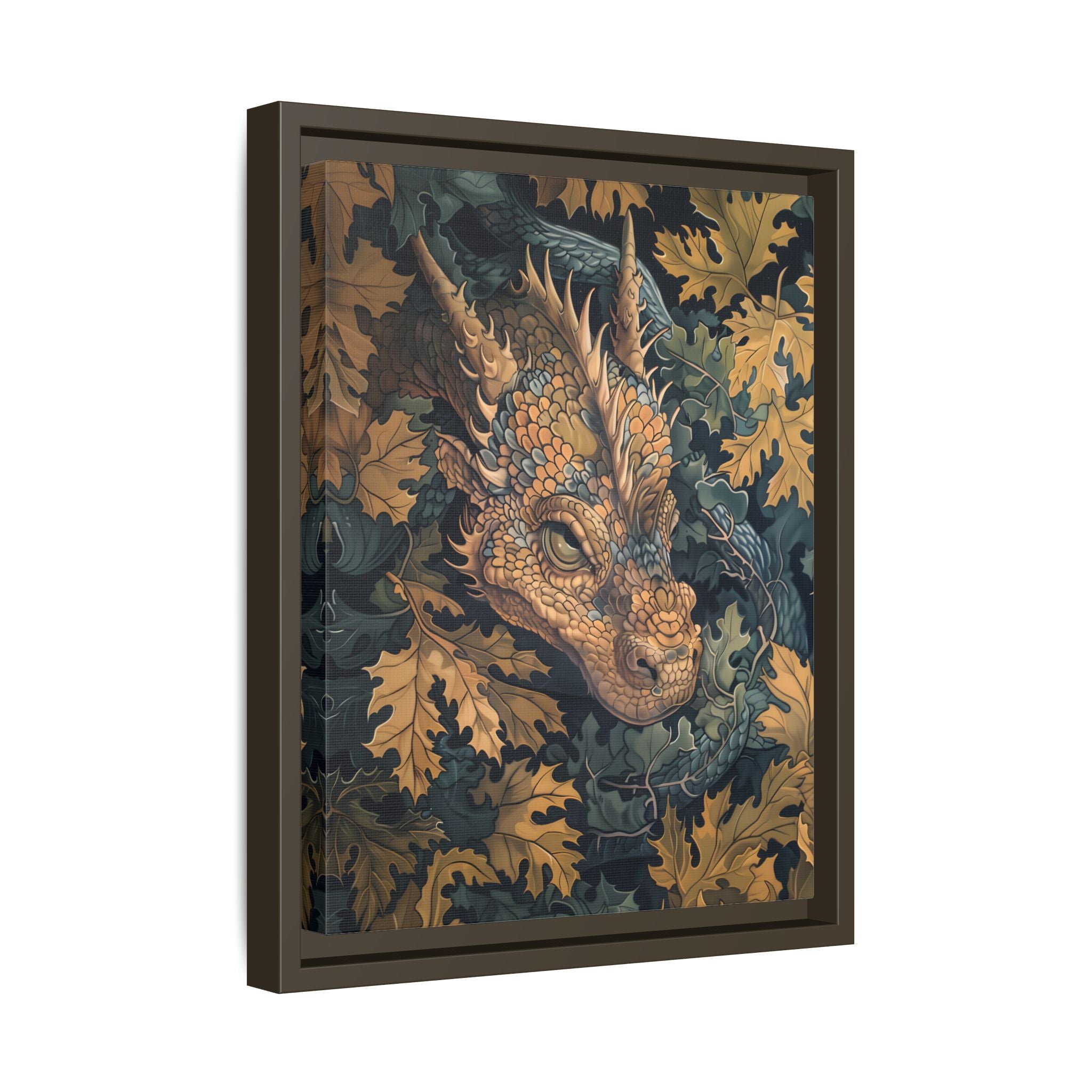 Framed Canvas - Enchanted Forest Dragon