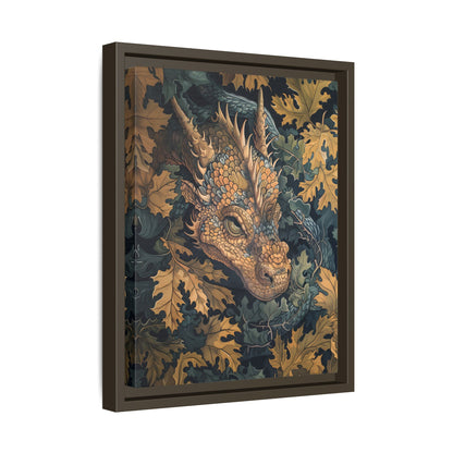 Framed Canvas - Enchanted Forest Dragon