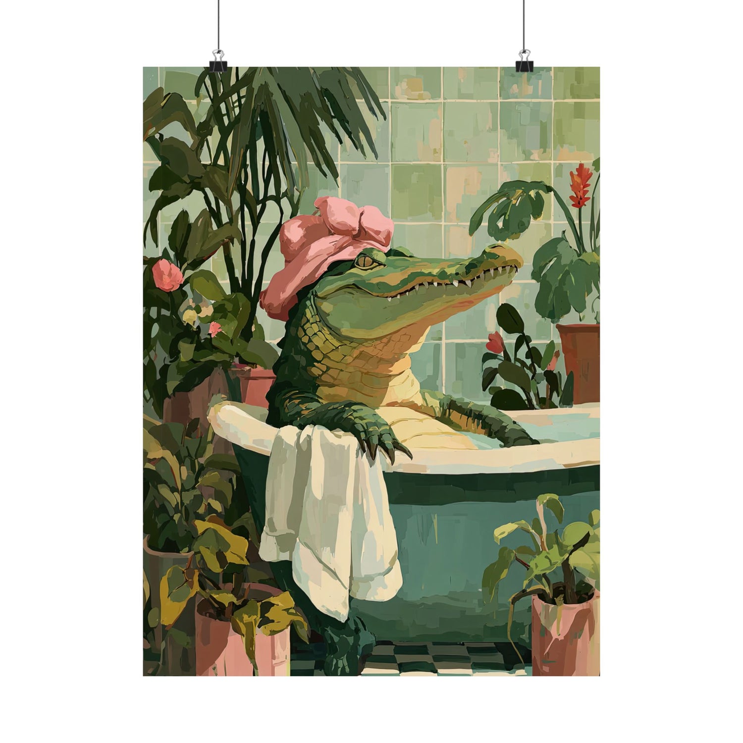 Bathtub Alligator Spa Day