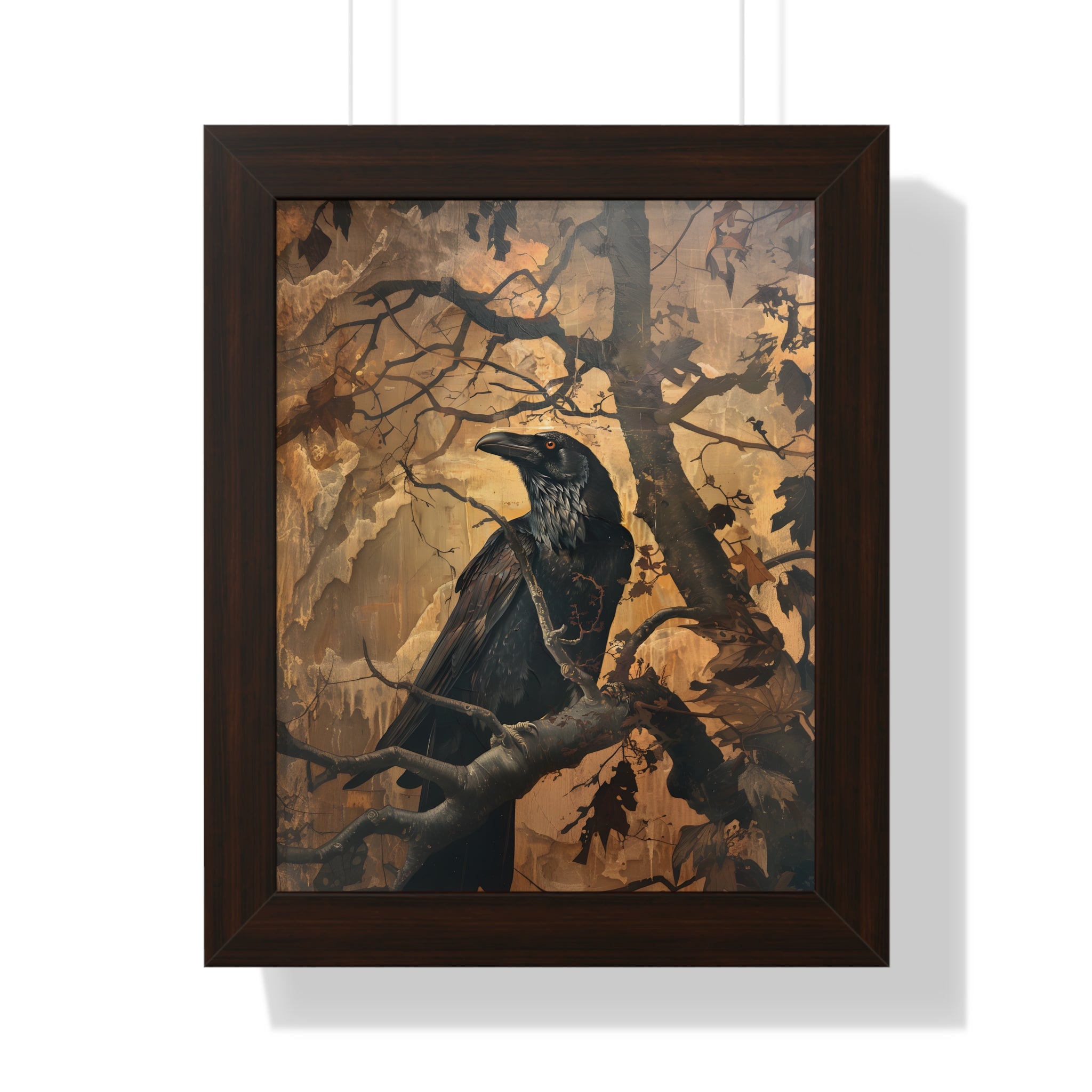 Framed Paper Print - Majestic Raven&