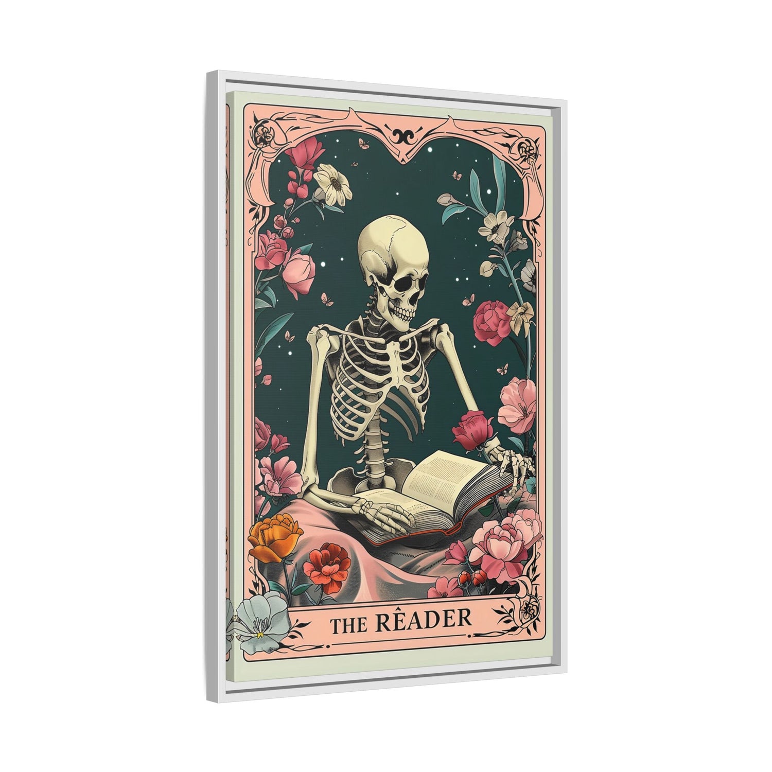 Framed Canvas - The Eternal Reader