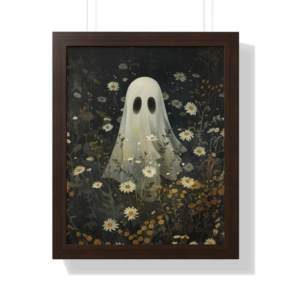 Framed Paper Print - Daisy Meadow Ghost