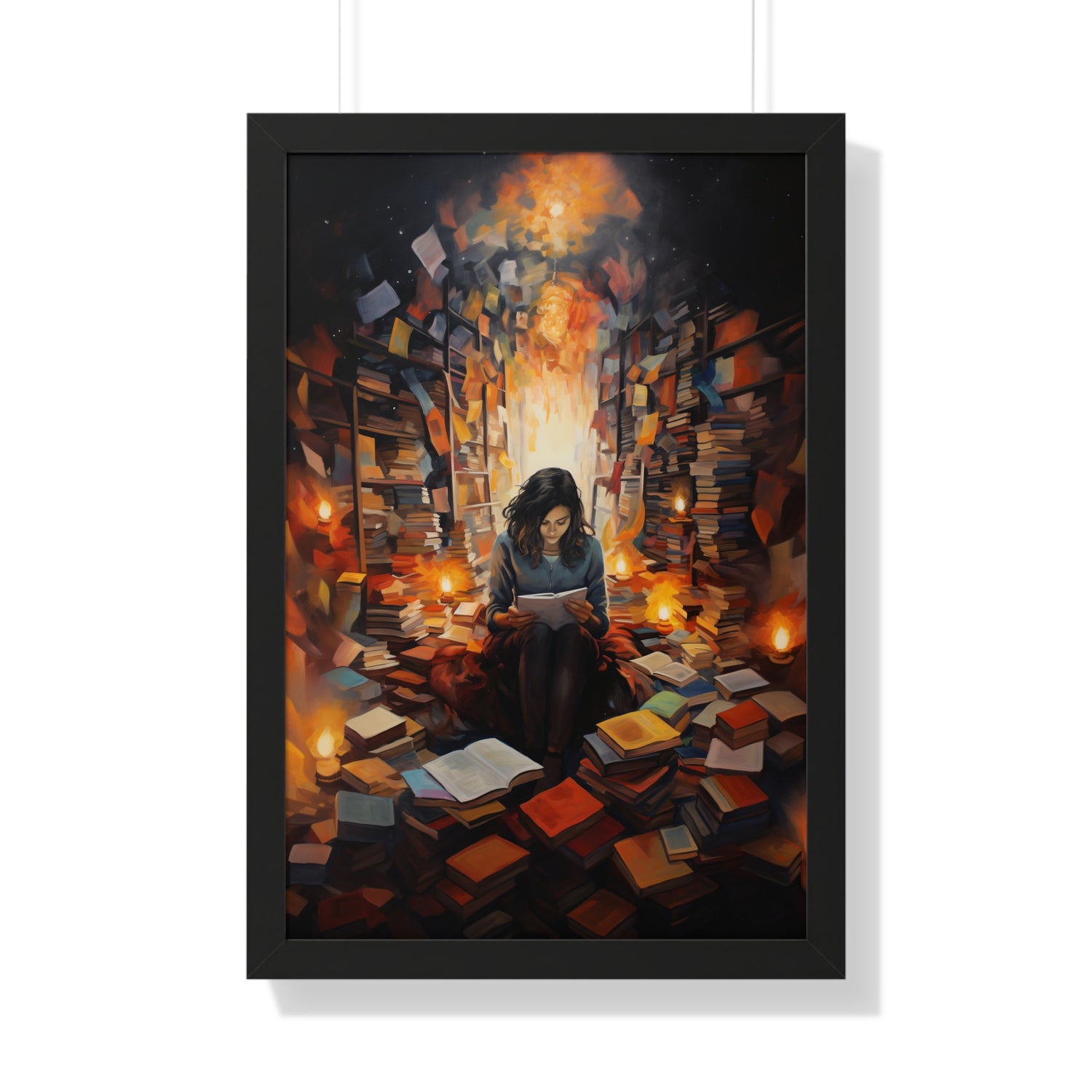 Framed Paper Print - The Sanctuary of Stories