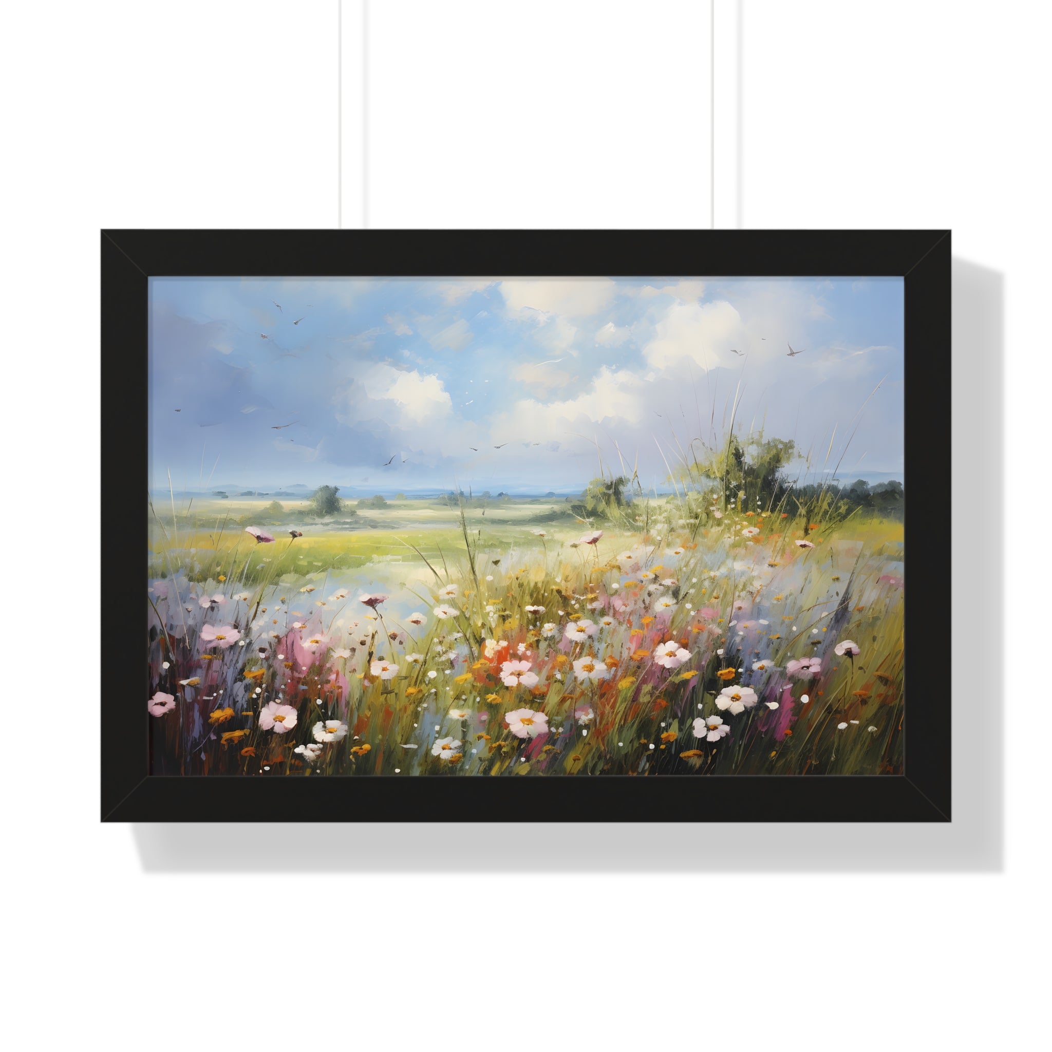 Framed Paper Print - Wildflower Whispers