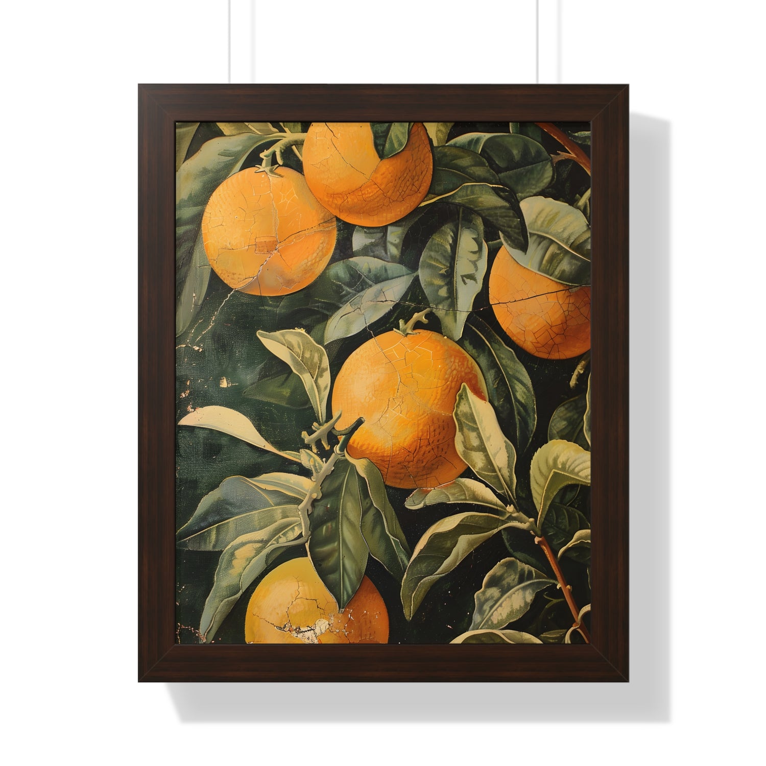 Framed Paper Print - Citrus Grove Splendor