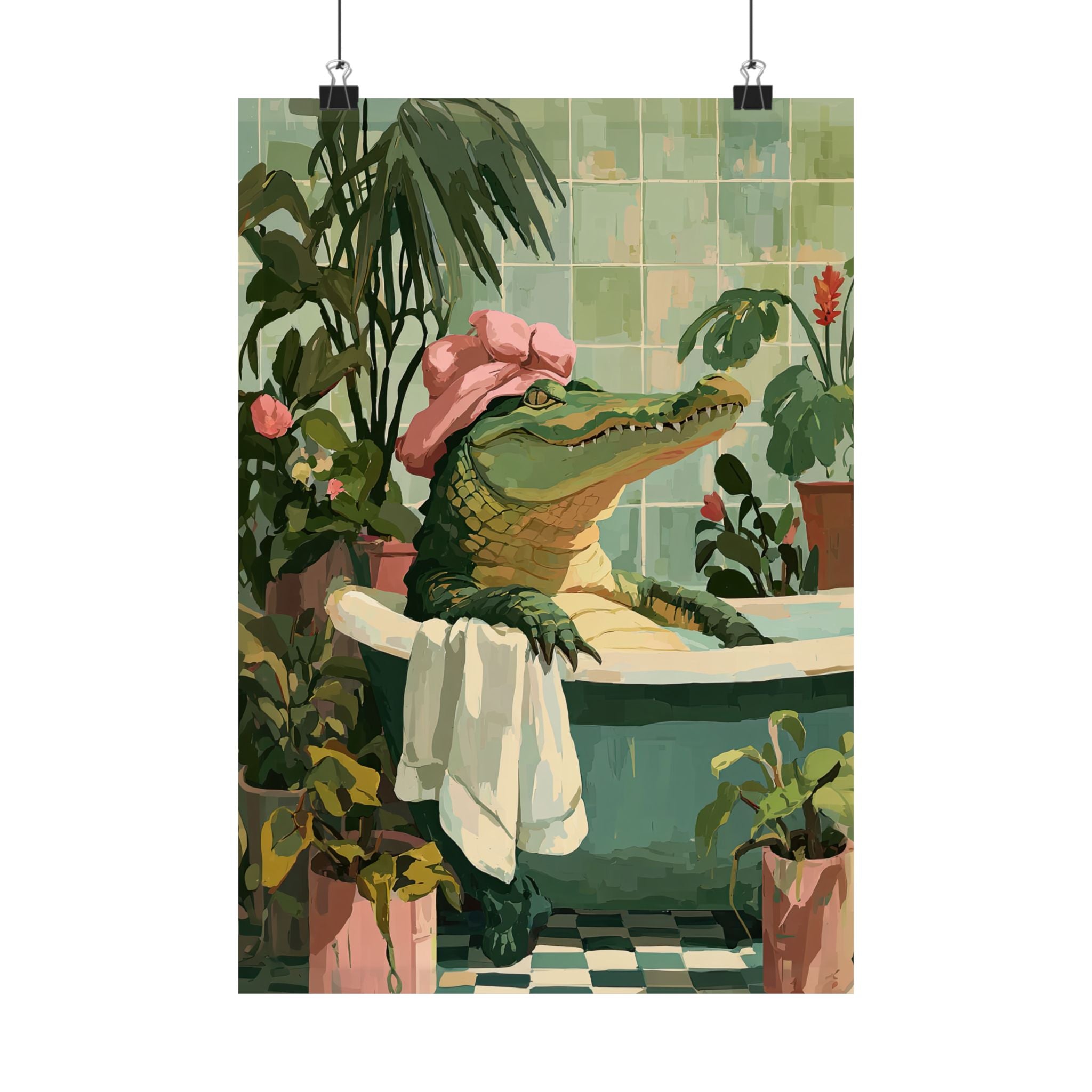 Bathtub Alligator Spa Day
