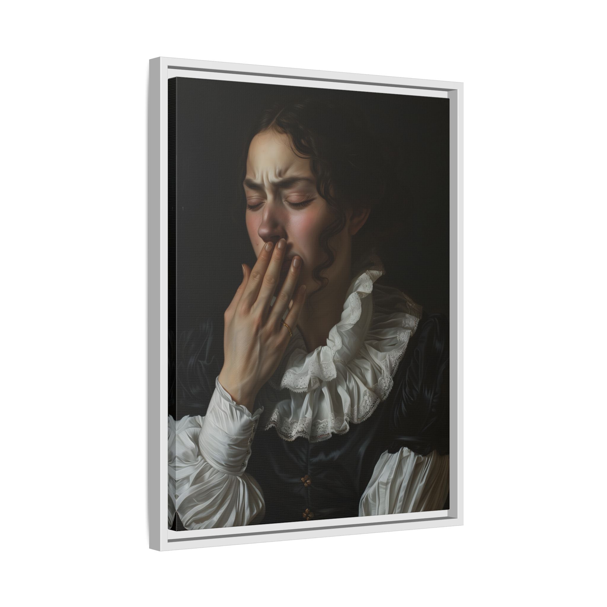 Framed Canvas - Oh No, It Hit Me