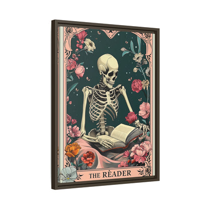 Framed Canvas - The Eternal Reader