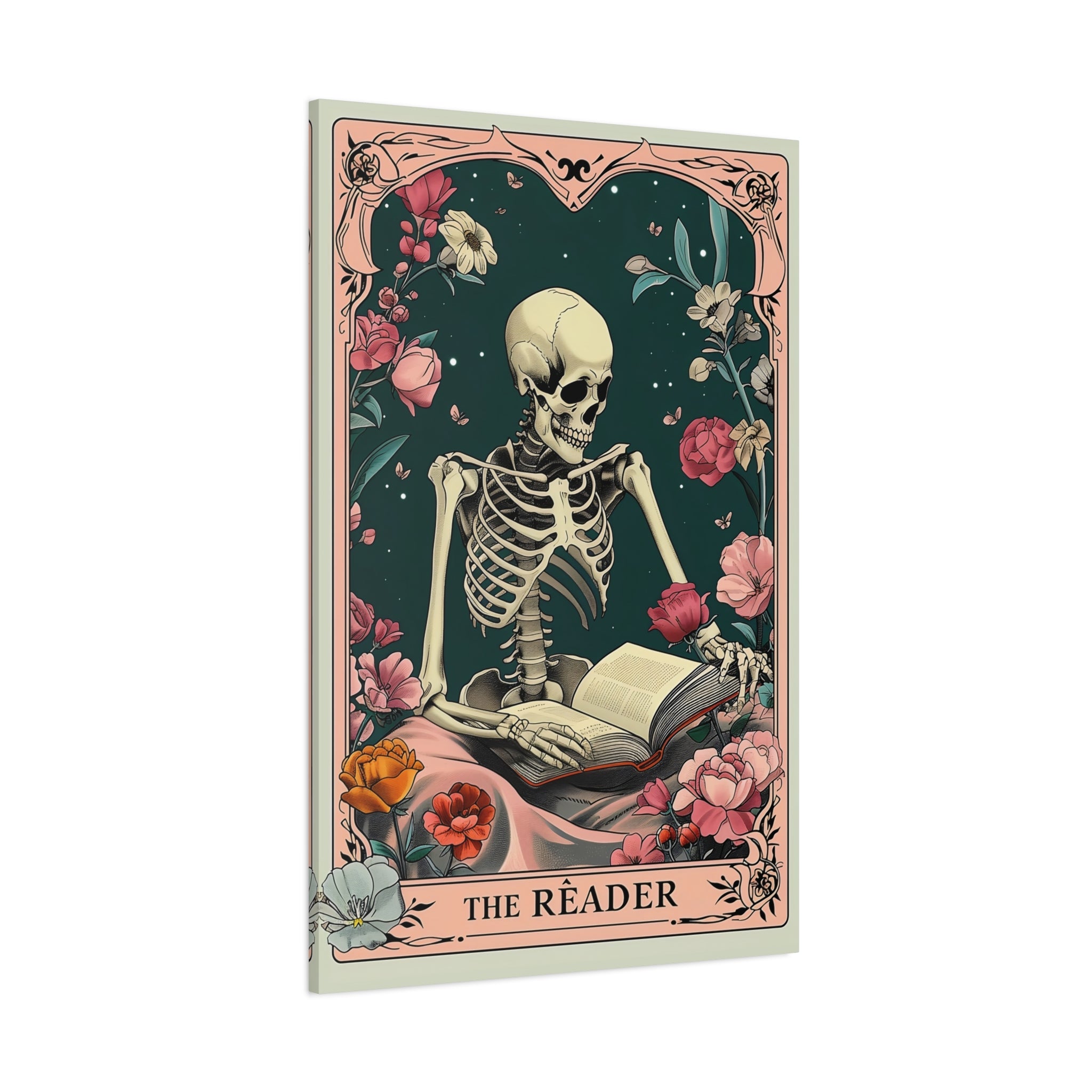 1.25" Matte Canvas - The Eternal Reader