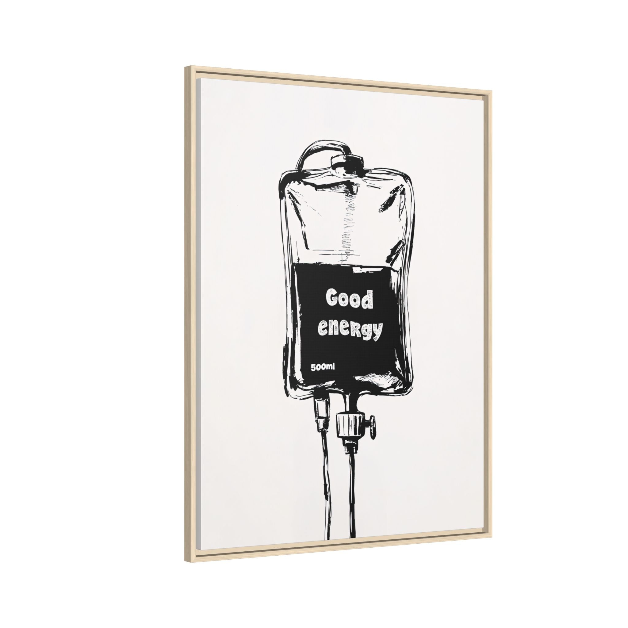 Framed Canvas - Good Energy IV Bag
