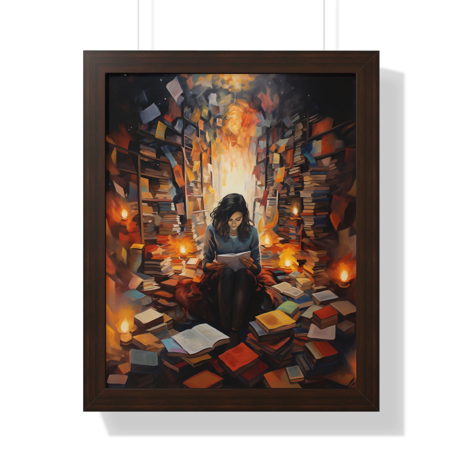 Framed Paper Print - The Sanctuary of Stories