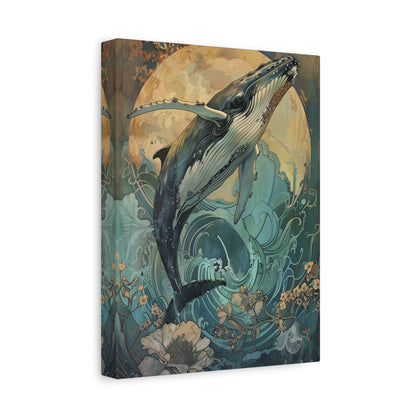 1.25" Matte Canvas - Moonrise Humpback Bloom