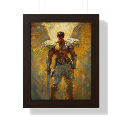 Framed Paper Print - Celestial Warrior&