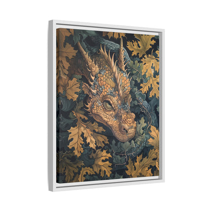 Framed Canvas - Enchanted Forest Dragon