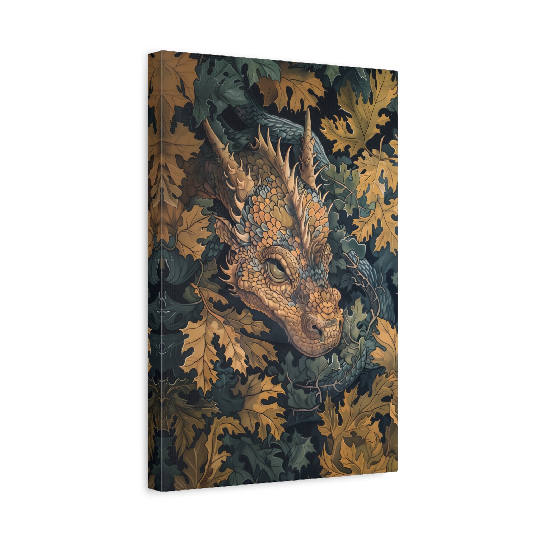 1.25" Matte Canvas - Enchanted Forest Dragon