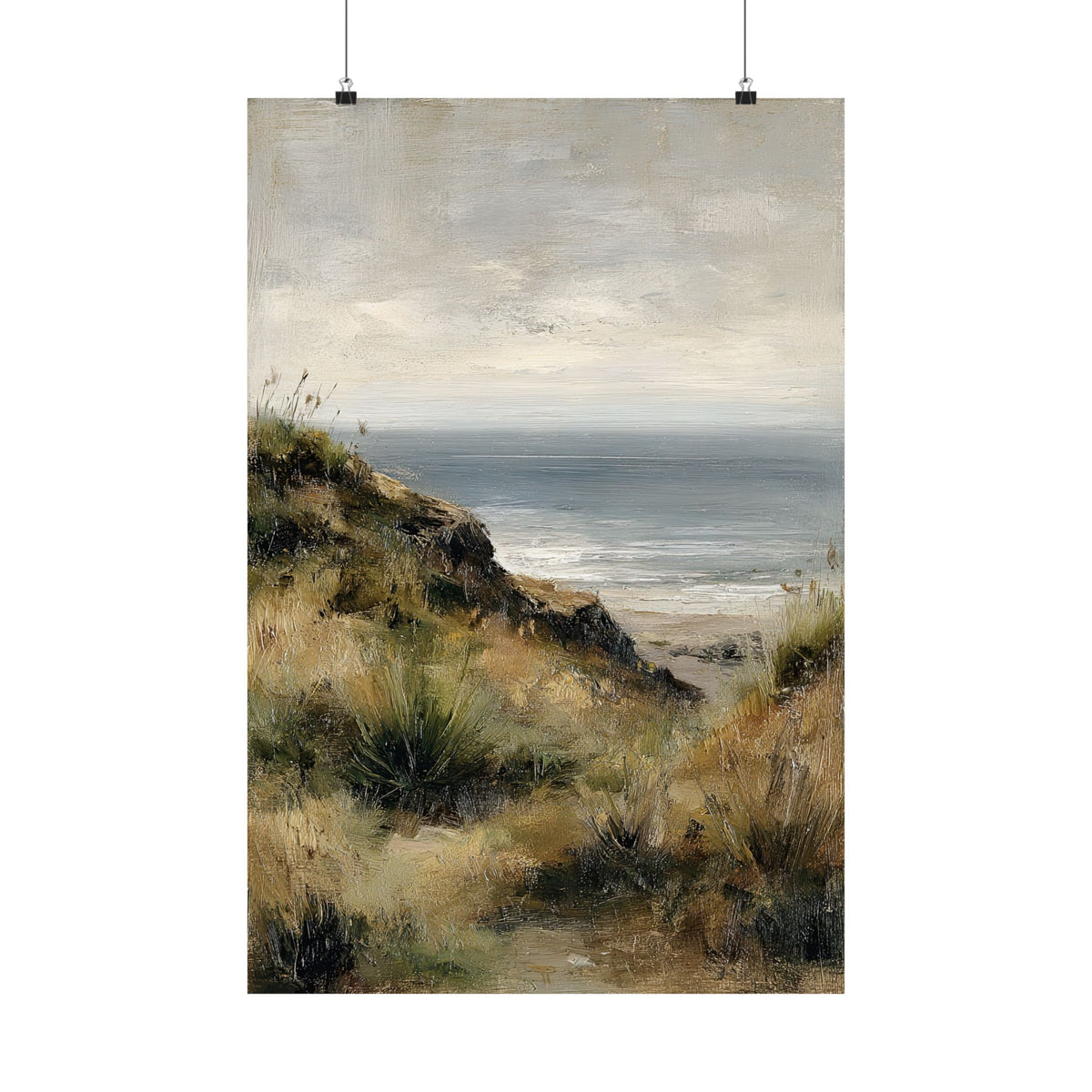Misty Coastal Seascape