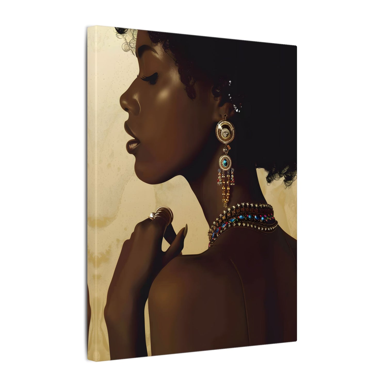 .75" Matte Canvas - Regal Jewel Toned Muse