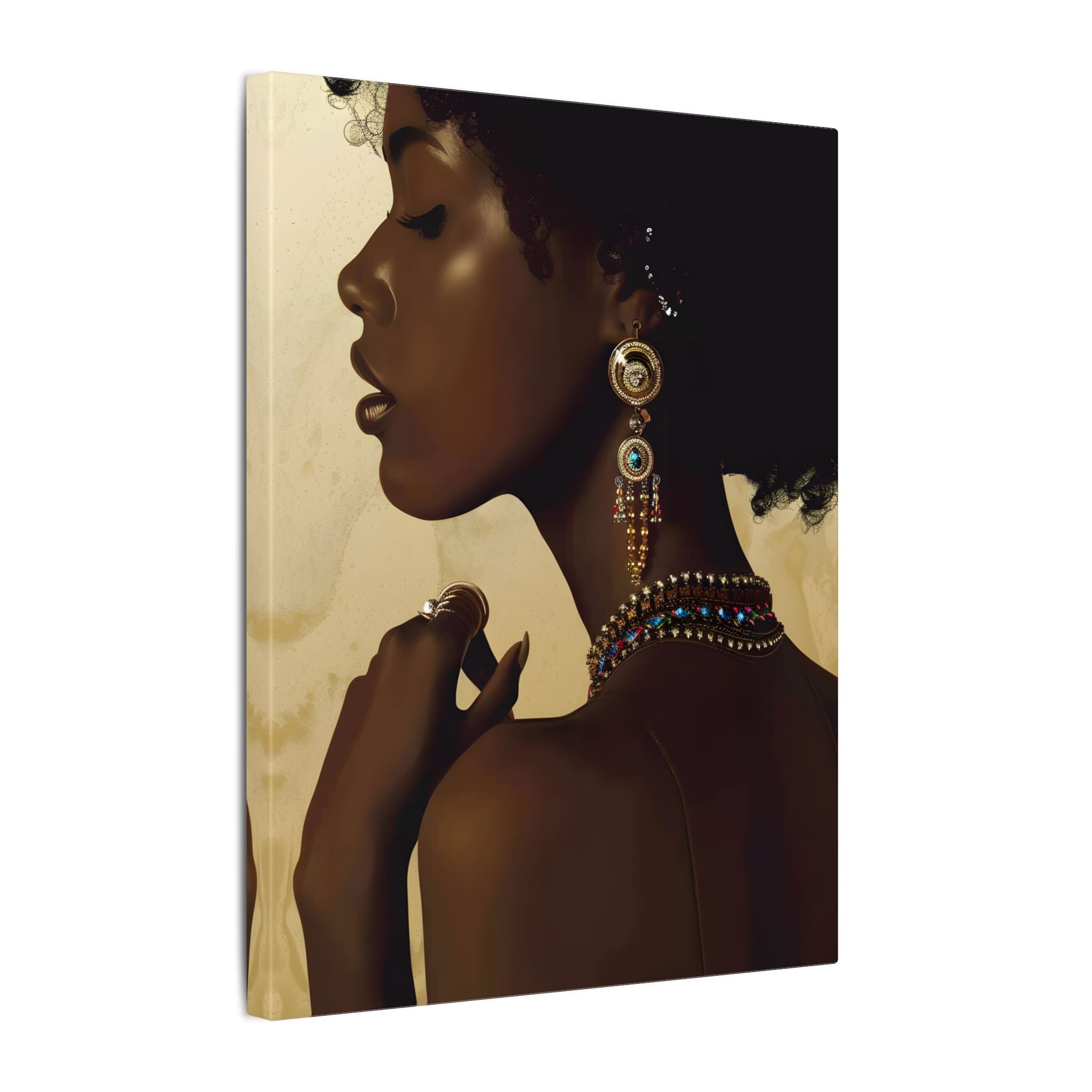 .75" Matte Canvas - Regal Jewel Toned Muse