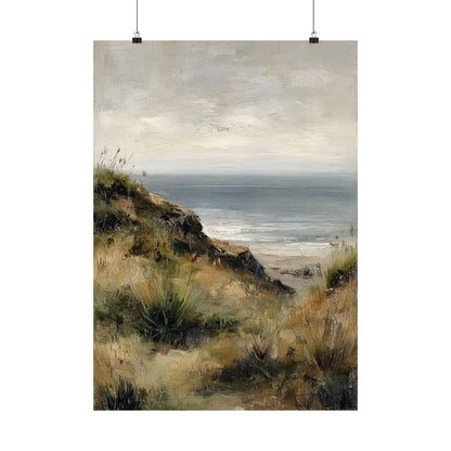 Misty Coastal Seascape
