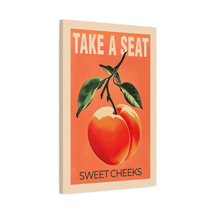 1.25" Matte Canvas - Sweet Cheeks Peach
