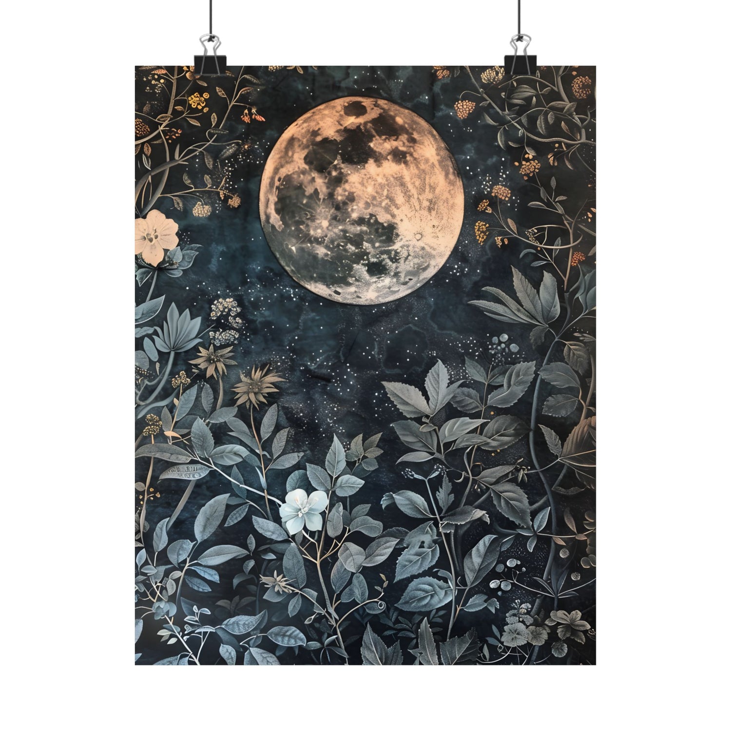 Midnight Moonlit Garden