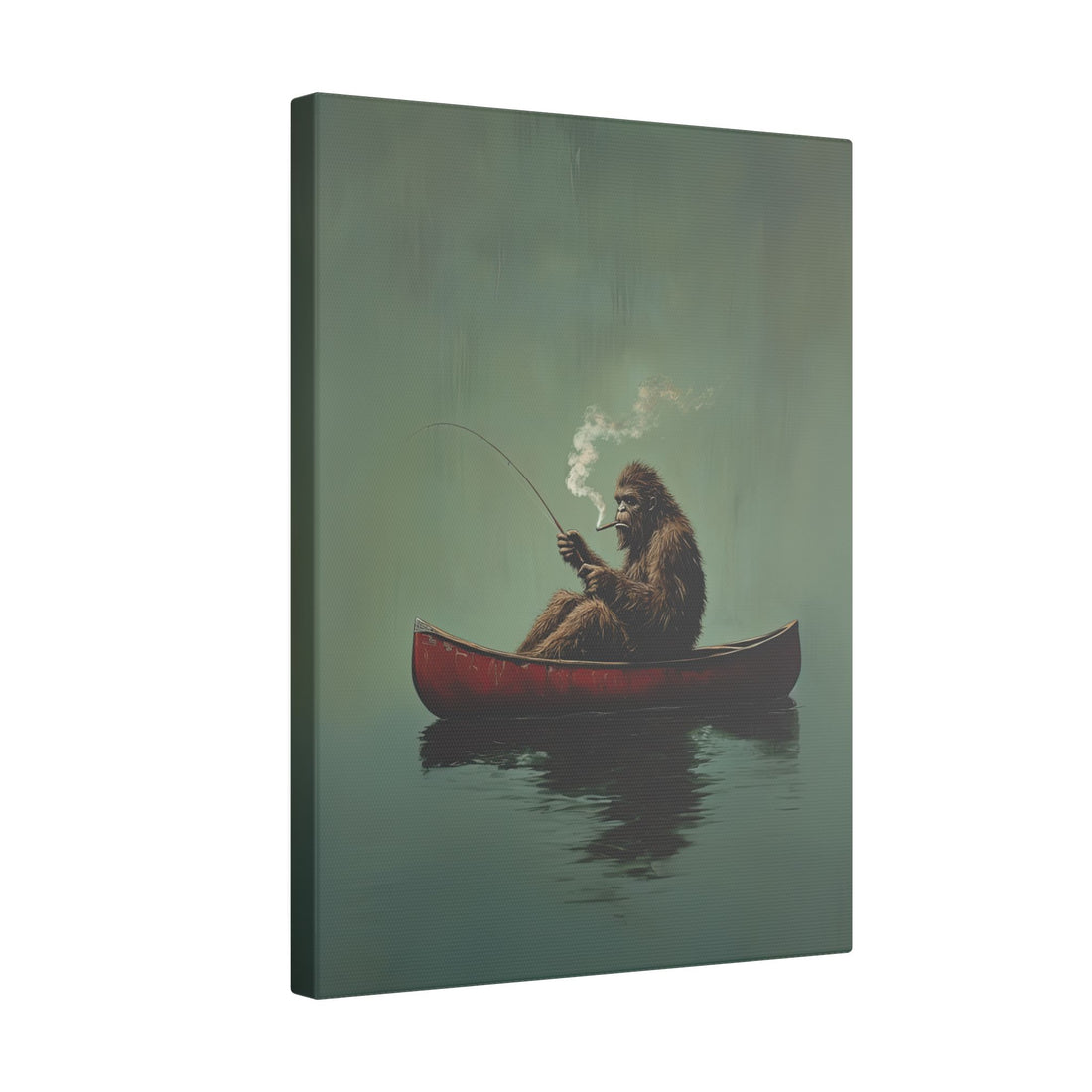 .75&quot; Matte Canvas - Bigfoot Canoe Adventure