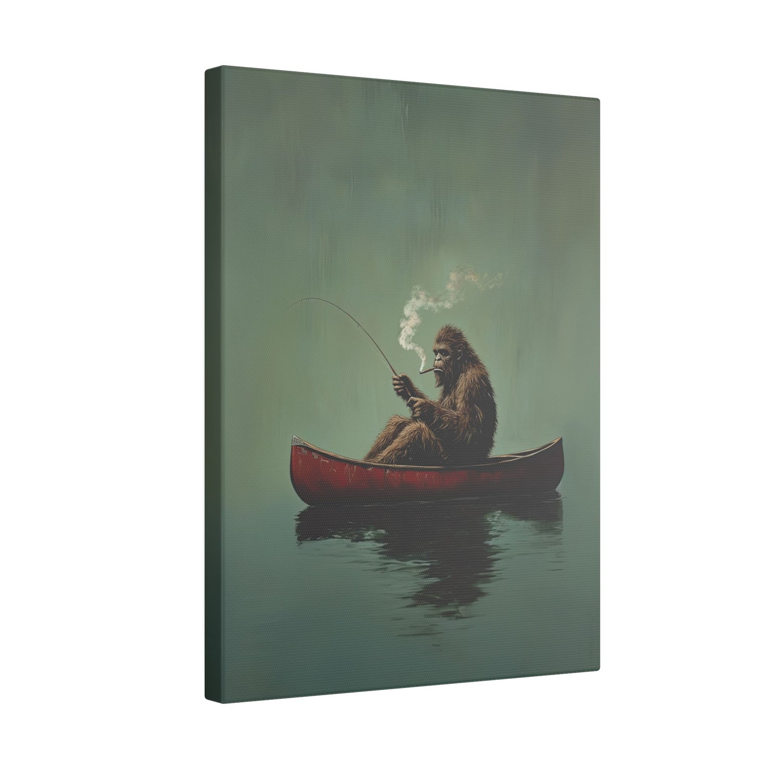 .75&quot; Matte Canvas - Bigfoot Canoe Adventure