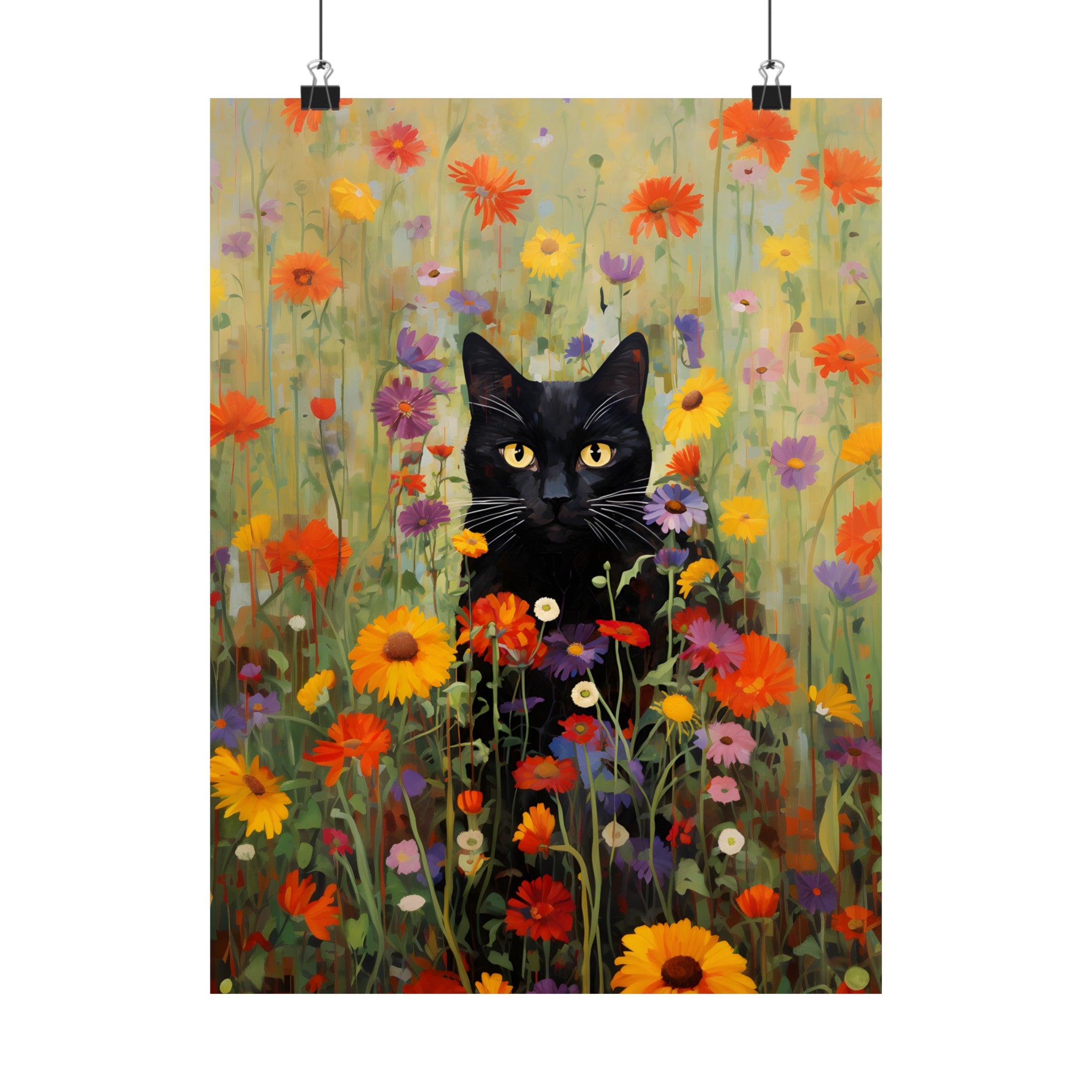 Feline Floral Fantasia