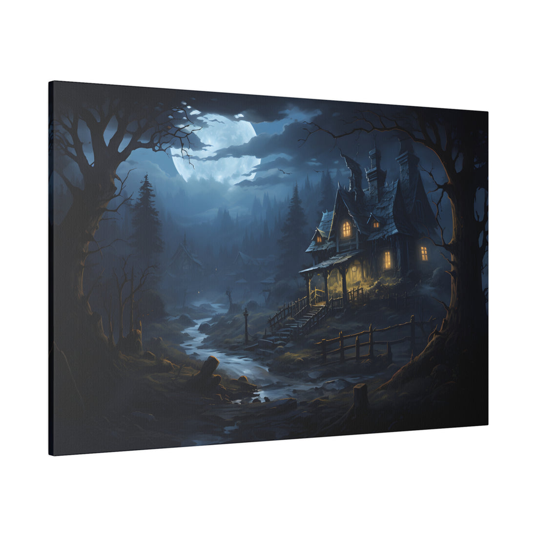 .75" Matte Canvas - Moonlit Whispers of Whimsigoth