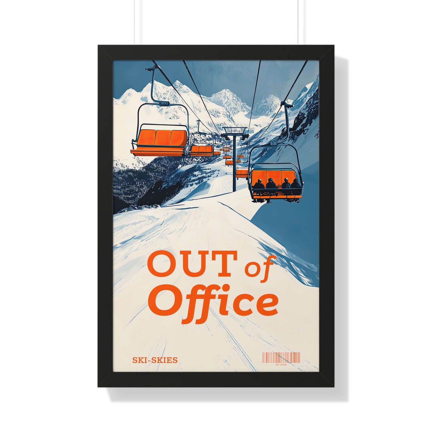 Framed Paper Print - Out of Office Skies