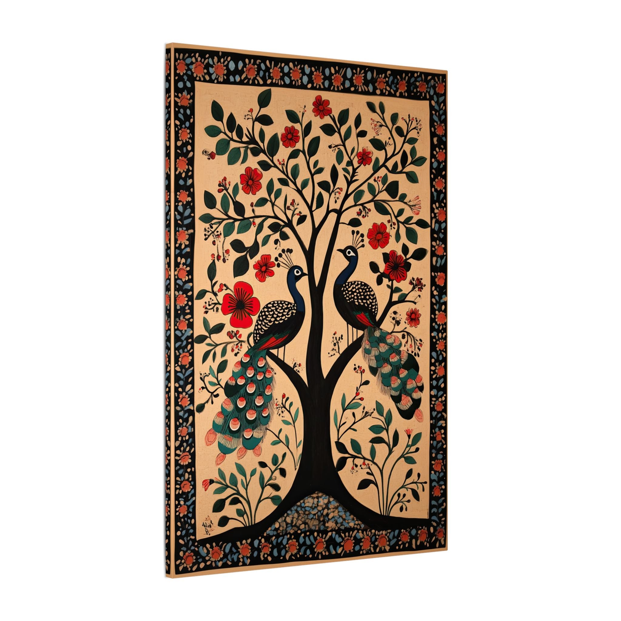 .75" Matte Canvas - Lovers Under Blooming Canopy