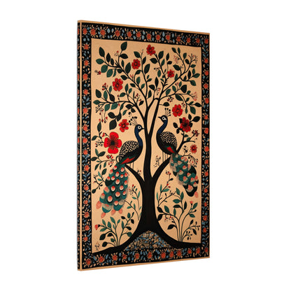 .75" Matte Canvas - Lovers Under Blooming Canopy