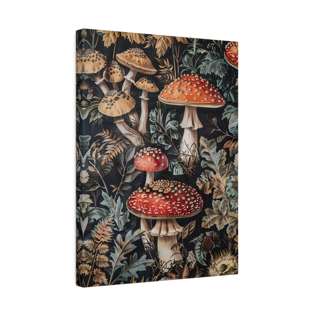 .75&quot; Matte Canvas - Midnight Mycological Reverie