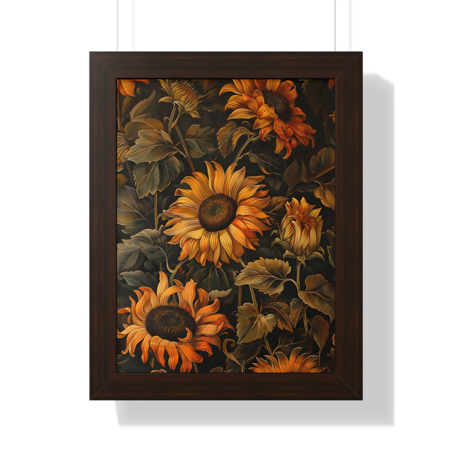 Framed Paper Print - Sunflower Glow