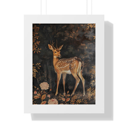 Framed Paper Print - Enchanted Forest Doe