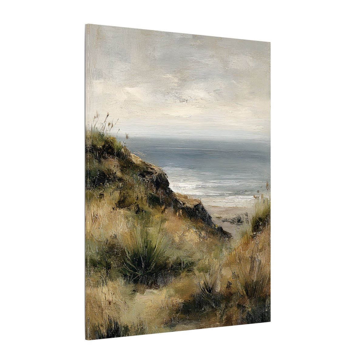 .75" Matte Canvas - Misty Coastal Seascape