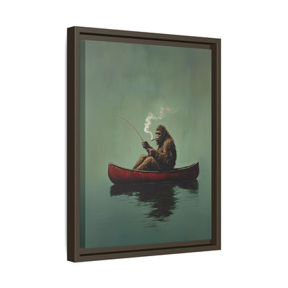Framed Canvas - Bigfoot Canoe Adventure