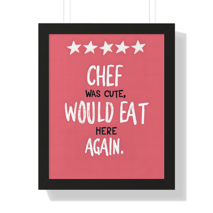 Framed Paper Print - Chef’s Charm