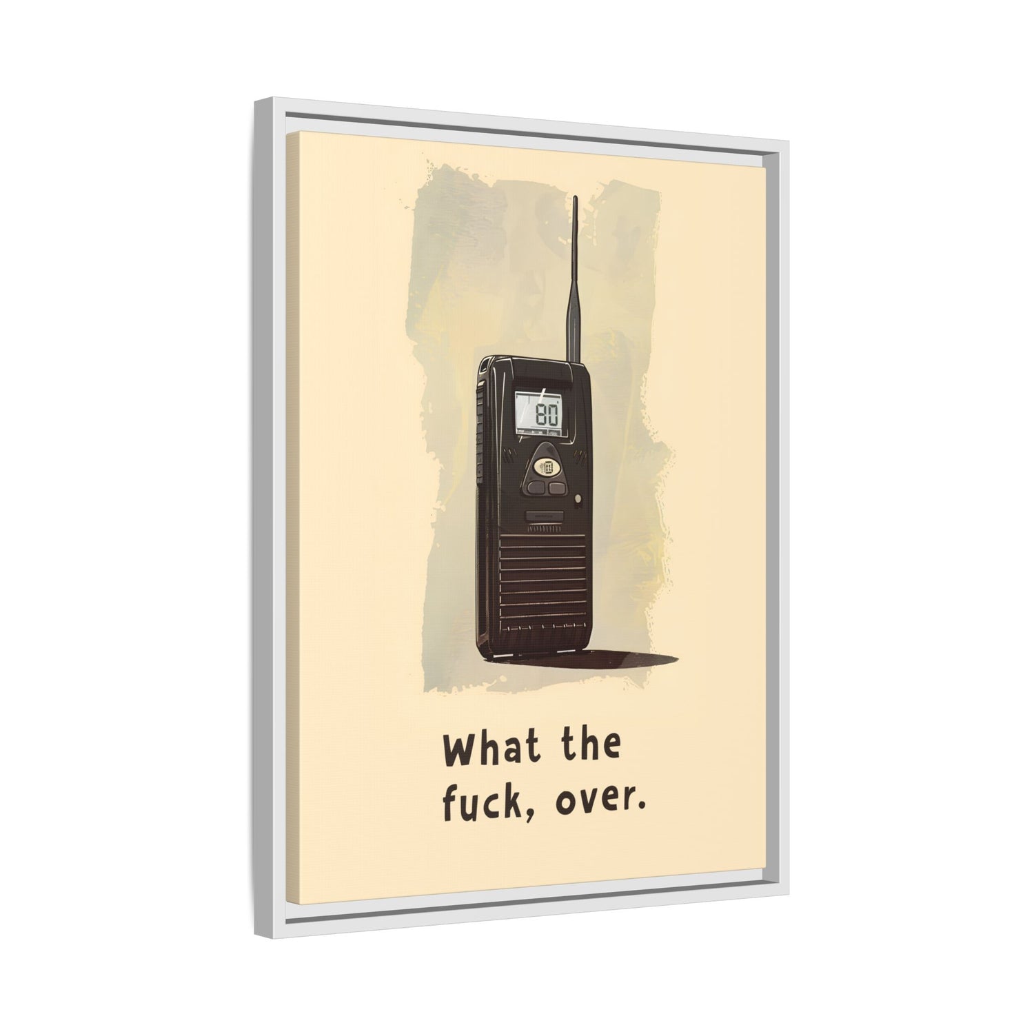 Framed Canvas - Walkie Talkie WTF Moment