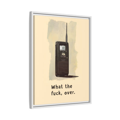 Framed Canvas - Walkie Talkie WTF Moment
