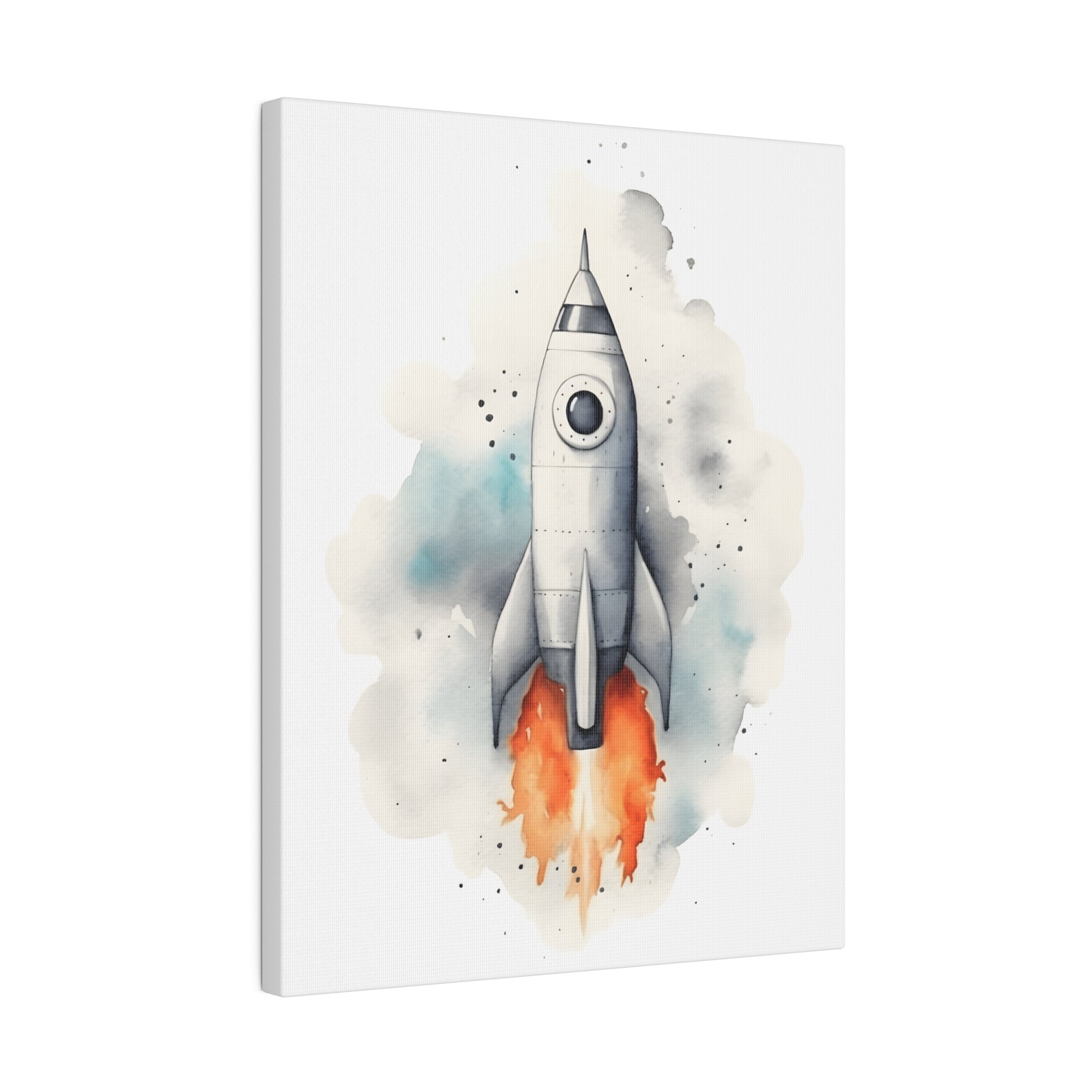 .75&quot; Matte Canvas - Cosmic Liftoff Dreams