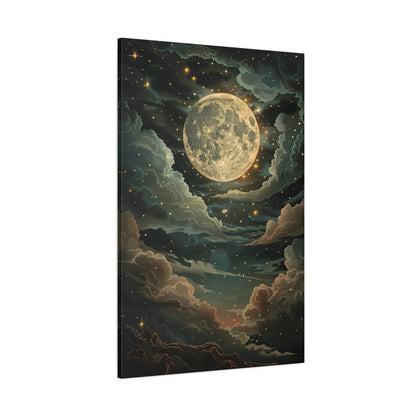 1.25" Matte Canvas - Enchanting Lunar Glow