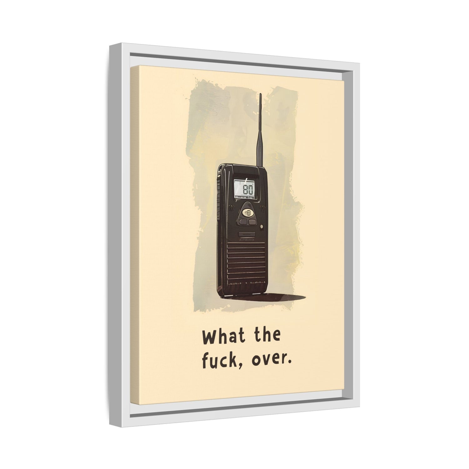 Framed Canvas - Walkie Talkie WTF Moment