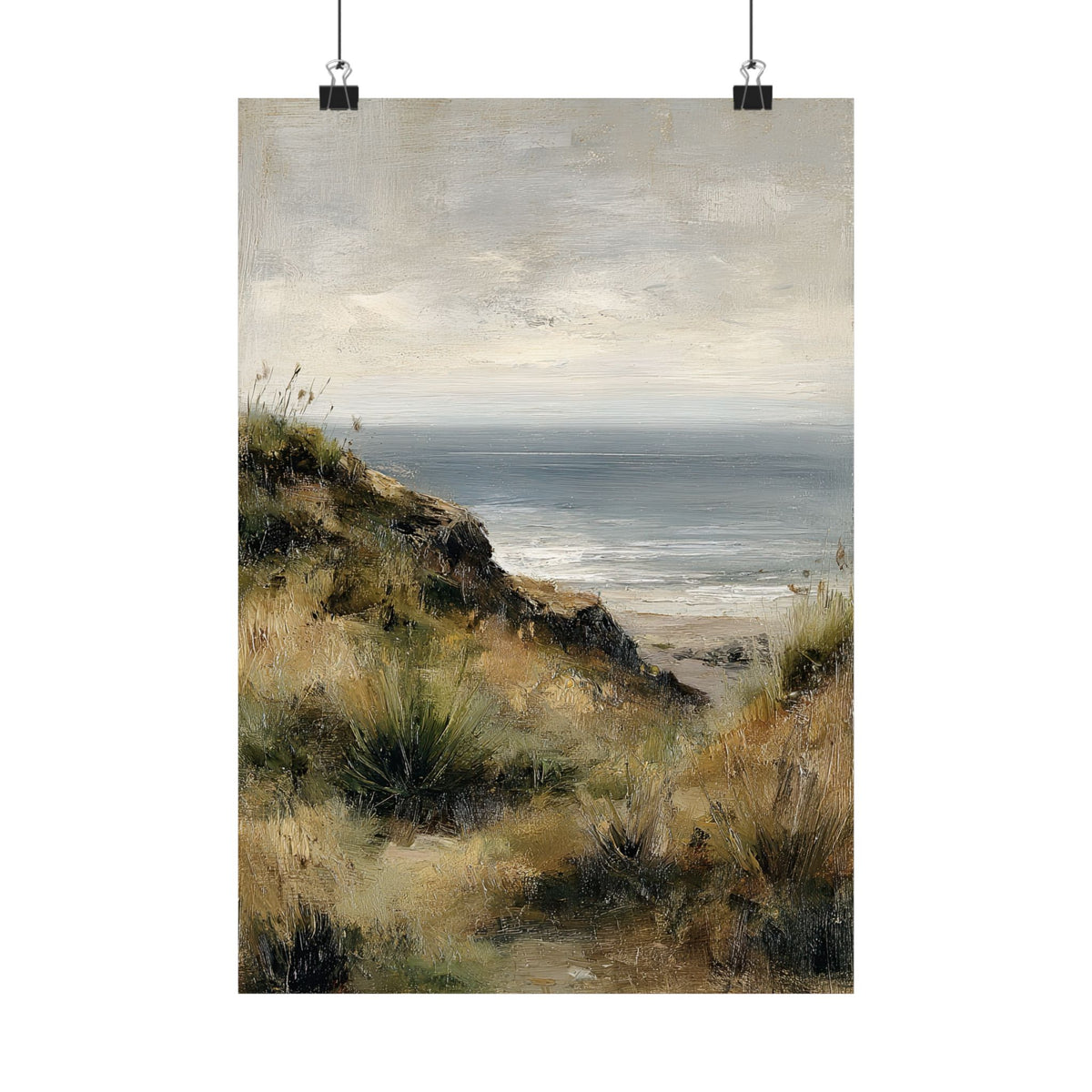 Misty Coastal Seascape