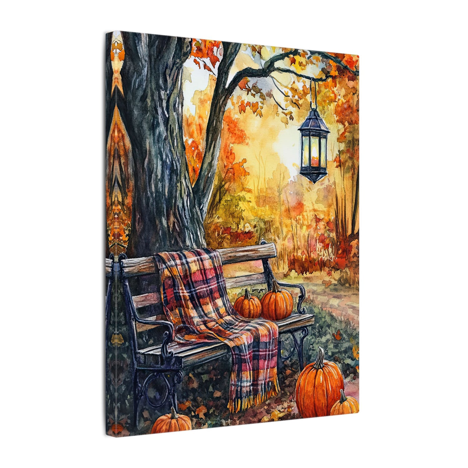 .75" Matte Canvas - Golden Pause in Fall